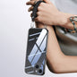 SULADA  Electroplated Clear TPU Soft Frame Phone Case with Wrist Strap, For iPhone 16 Plus, For iPhone 16, For iPhone 15 Pro Max, For iPhone 15 Pro, For iPhone 15, For iPhone 14, For iPhone 14 Pro, For iPhone 14 Pro Max