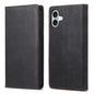 Business Solid Color Magnetic RFID Leather Phone Case, For iPhone Air, For iPhone 16 Pro Max, For iPhone 16 Pro, For iPhone 16 Plus