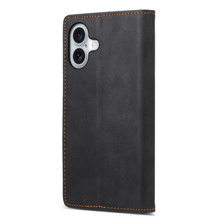 Business Solid Color Magnetic RFID Leather Phone Case
