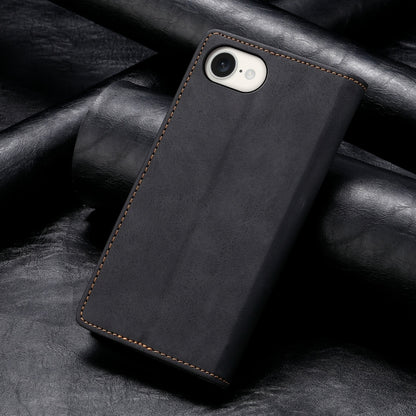 Business Solid Color Magnetic RFID Leather Phone Case
