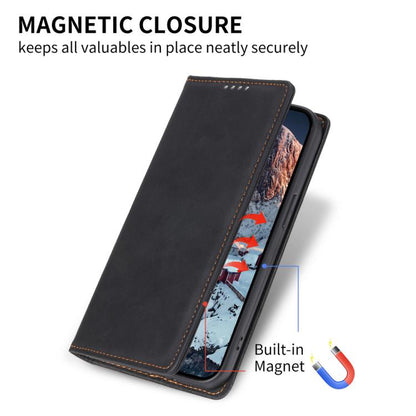 Business Solid Color Magnetic RFID Leather Phone Case, For iPhone Air, For iPhone 16 Pro Max, For iPhone 16 Pro, For iPhone 16 Plus