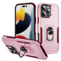 Pioneer Armor Heavy Duty PC + TPU Phone Case with Holder, For iPhone 16 Pro, For iPhone 16 Plus