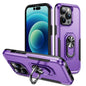 Pioneer Armor Heavy Duty PC + TPU Phone Case with Holder, For iPhone 15 Pro, For iPhone 15 Plus
