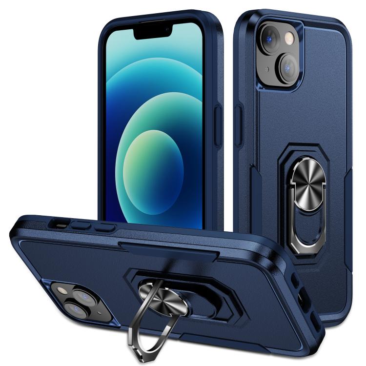 Pioneer Armor Heavy Duty PC + TPU Phone Case with Holder, For iPhone 15 Pro, For iPhone 15 Plus