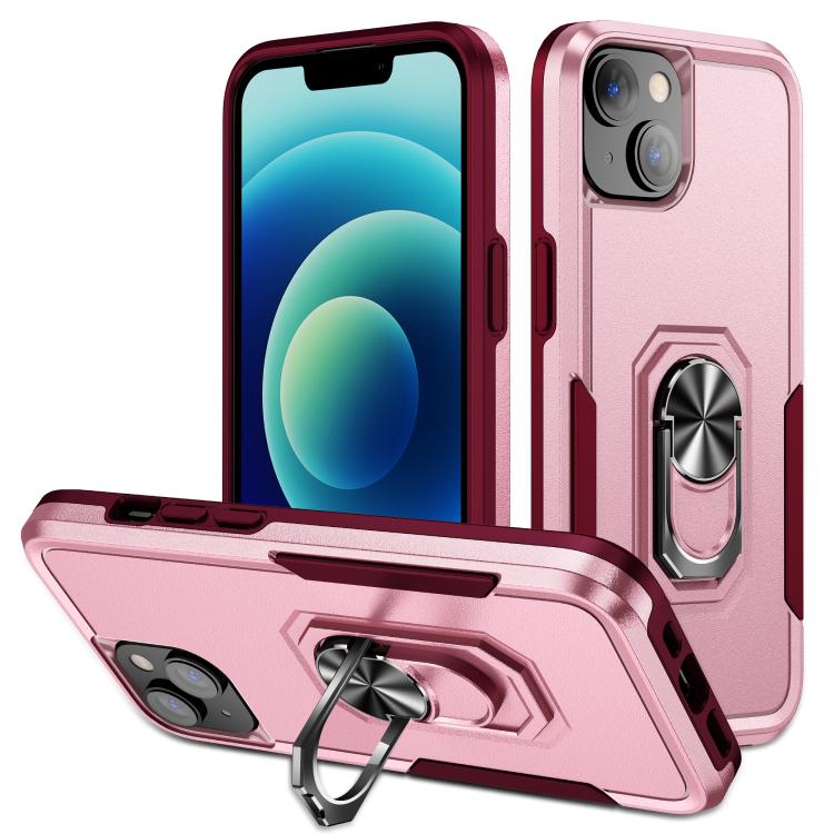 Pioneer Armor Heavy Duty PC + TPU Phone Case with Holder, For iPhone 15