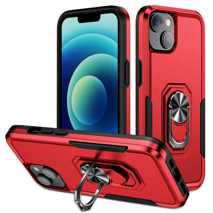 Pioneer Armor Heavy Duty PC + TPU Phone Case with Holder, For iPhone 15