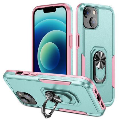 Pioneer Armor Heavy Duty PC + TPU Phone Case with Holder, For iPhone 15