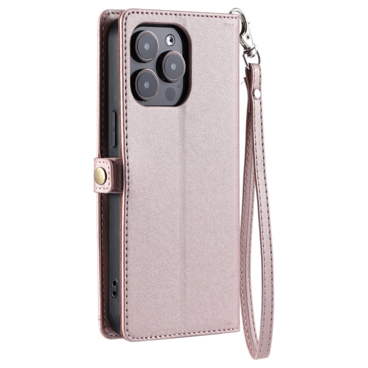 Wallet Multi-card Slot Leather Phone Case with Lanyard