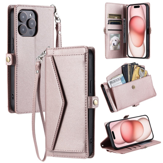 Wallet Multi-card Slot Leather Phone Case with Lanyard