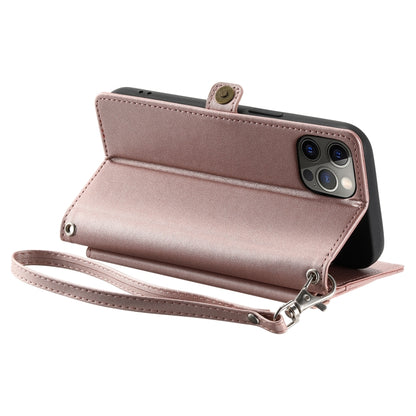 Wallet Multi-card Slot Leather Phone Case with Lanyard
