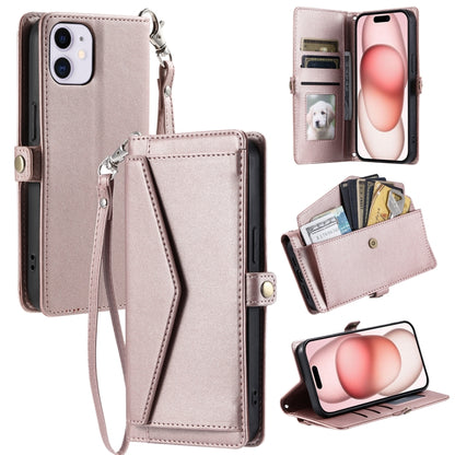 Wallet Multi-card Slot Leather Phone Case with Lanyard