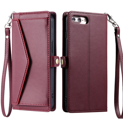 Wallet Multi-card Slot Leather Phone Case with Lanyard