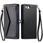 Wallet Multi-card Slot Leather Phone Case with Lanyard