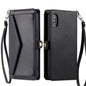 Wallet Multi-card Slot Leather Phone Case with Lanyard