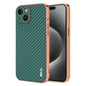 AZNS Electroplated Edge Carbon Fiber Texture Phone Case, For iPhone 16 Pro, For iPhone 16 Plus, For iPhone 16, For iPhone 15 Pro Max, For iPhone 15 Pro, For iPhone 15 Plus
