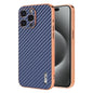 AZNS Electroplated Edge Carbon Fiber Texture Phone Case, For iPhone 15, For iPhone 14 Plus, For iPhone 14, For iPhone 14 Pro, For iPhone 14 Pro Max, For iPhone 13 Pro Max