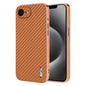 AZNS Electroplated Edge Carbon Fiber Texture Phone Case, For iPhone 18 Pro, For iPhone 18 Pro Max, For iPhone 17e / 16e, For iPhone 17 Pro Max, For iPhone 17 Pro, For iPhone 17
