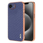 AZNS Electroplated Edge Carbon Fiber Texture Phone Case, For iPhone 18 Pro, For iPhone 18 Pro Max, For iPhone 17e / 16e, For iPhone 17 Pro Max, For iPhone 17 Pro, For iPhone 17