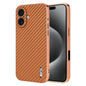 AZNS Electroplated Edge Carbon Fiber Texture Phone Case, For iPhone 18 Pro, For iPhone 18 Pro Max, For iPhone 17e / 16e, For iPhone 17 Pro Max, For iPhone 17 Pro, For iPhone 17