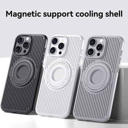 Cooling MagSafe Magnetic Phone Case with Trolley Bracket, For iPhone 18 Pro / 17 Pro, For iPhone 18 Pro Max / 17 Pro Max, For iPhone 17
