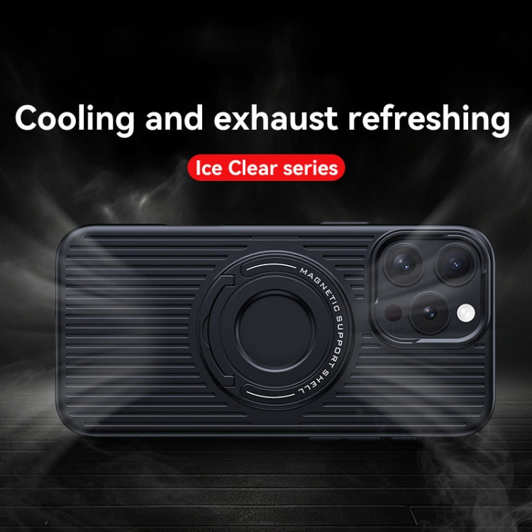 Cooling MagSafe Magnetic Phone Case with Trolley Bracket, For iPhone 18 Pro / 17 Pro, For iPhone 18 Pro Max / 17 Pro Max, For iPhone 17