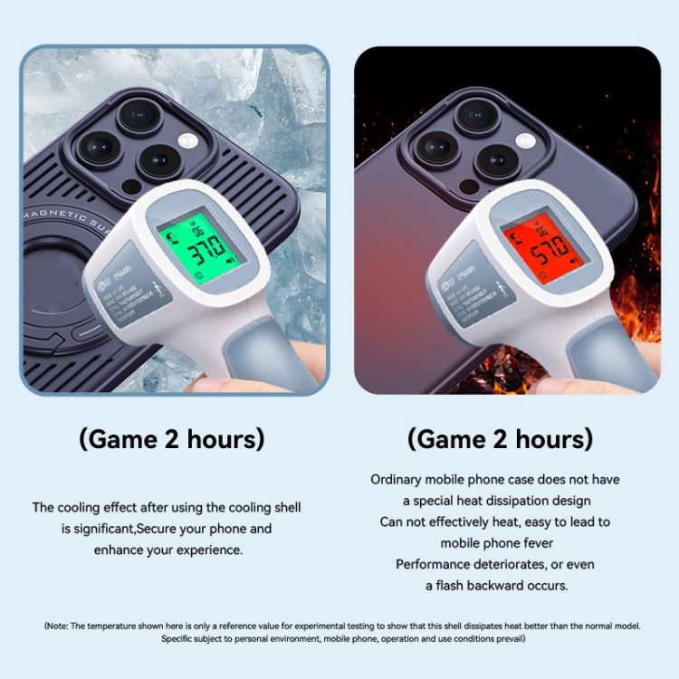 Cooling MagSafe Magnetic Phone Case with Trolley Bracket, For iPhone 18 Pro / 17 Pro, For iPhone 18 Pro Max / 17 Pro Max, For iPhone 17