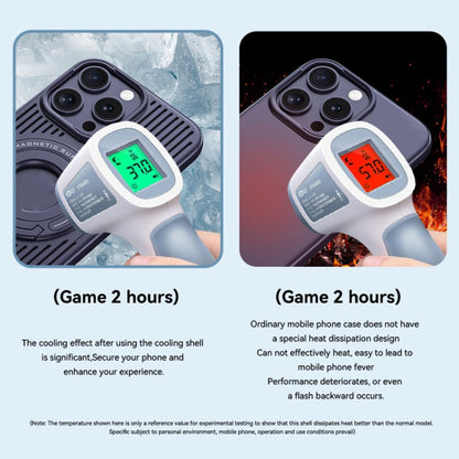 Cooling MagSafe Magnetic Phone Case with Trolley Bracket, For iPhone 18 Pro / 17 Pro, For iPhone 18 Pro Max / 17 Pro Max, For iPhone 17