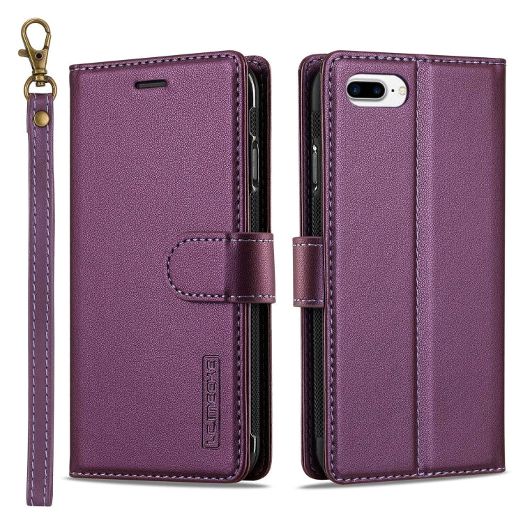 LC.IMEEKE L2 Series Detachable Magsafe PU Phone Case with Lanyard