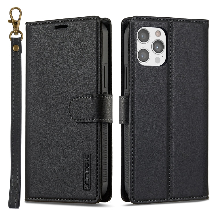 LC.IMEEKE L2 Series Detachable Magsafe PU Phone Case with Lanyard, For iPhone 14 Plus, For iPhone 14, For iPhone 14 Pro, For iPhone 14 Pro Max