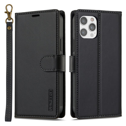 LC.IMEEKE L2 Series Detachable Magsafe PU Phone Case with Lanyard, For iPhone 14 Plus, For iPhone 14, For iPhone 14 Pro, For iPhone 14 Pro Max