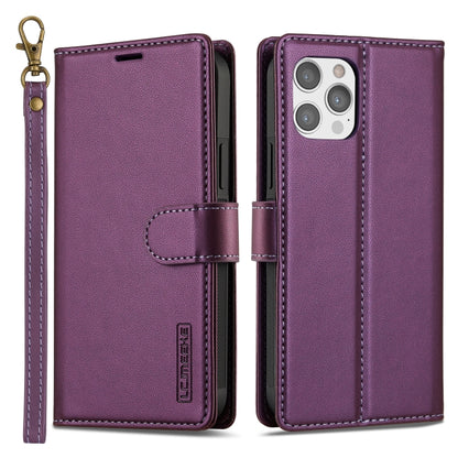 LC.IMEEKE L2 Series Detachable Magsafe PU Phone Case with Lanyard, For iPhone 14 Plus, For iPhone 14, For iPhone 14 Pro, For iPhone 14 Pro Max