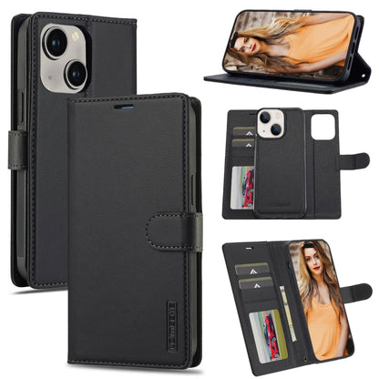 LC.IMEEKE L2 Series Detachable Magsafe PU Phone Case with Lanyard, For iPhone 14 Plus, For iPhone 14, For iPhone 14 Pro, For iPhone 14 Pro Max