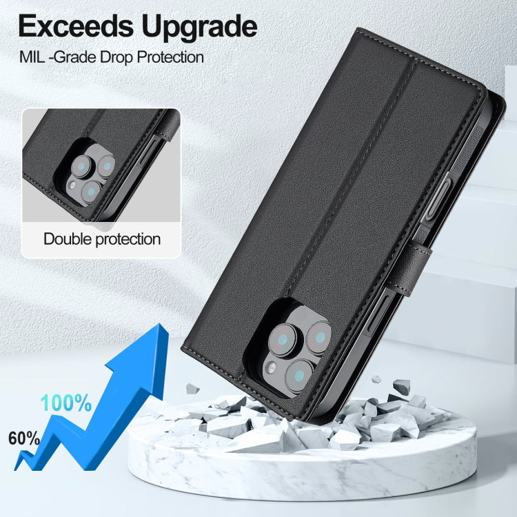 LC.IMEEKE L2 Series Detachable Magsafe PU Phone Case with Lanyard