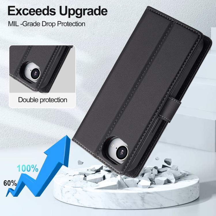 LC.IMEEKE L2 Series Detachable Magsafe PU Phone Case with Lanyard, For iPhone 16e / 17e, For iPhone 17 Pro Max, For iPhone 17 Pro, For iPhone Air