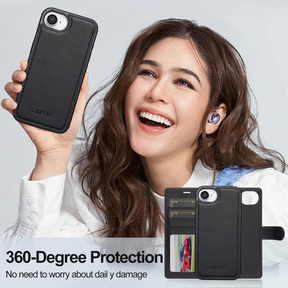 LC.IMEEKE L2 Series Detachable Magsafe PU Phone Case with Lanyard, For iPhone 16e / 17e, For iPhone 17 Pro Max, For iPhone 17 Pro, For iPhone Air