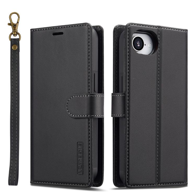 LC.IMEEKE L2 Series Detachable Magsafe PU Phone Case with Lanyard, For iPhone 16e / 17e, For iPhone 17 Pro Max, For iPhone 17 Pro, For iPhone Air