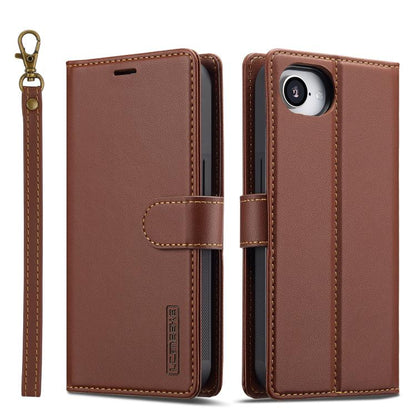 LC.IMEEKE L2 Series Detachable Magsafe PU Phone Case with Lanyard, For iPhone 16e / 17e, For iPhone 17 Pro Max, For iPhone 17 Pro, For iPhone Air
