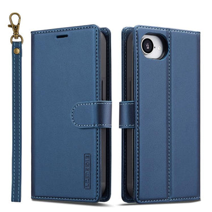 LC.IMEEKE L2 Series Detachable Magsafe PU Phone Case with Lanyard, For iPhone 16e / 17e, For iPhone 17 Pro Max, For iPhone 17 Pro, For iPhone Air