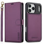 LC.IMEEKE L2 Series Detachable Magsafe PU Phone Case with Lanyard, For iPhone 16e / 17e, For iPhone 17 Pro Max, For iPhone 17 Pro, For iPhone Air