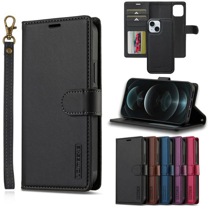 LC.IMEEKE L2 Series Detachable Magsafe PU Phone Case with Lanyard, For iPhone 14 Plus, For iPhone 14, For iPhone 14 Pro, For iPhone 14 Pro Max