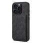 Denior D08 PU Single Card Slot Holder Phone Case, For iPhone 18 Pro / 17 Pro, For iPhone 18 Pro Max / 17 Pro Max, For iPhone 17e / 16e, For iPhone 17, For iPhone Air, For iPhone 16 Pro Max, For iPhone 16 Pro, For iPhone 16 Plus