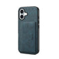 Denior D08 PU Single Card Slot Holder Phone Case, For iPhone 18 Pro / 17 Pro, For iPhone 18 Pro Max / 17 Pro Max, For iPhone 17e / 16e, For iPhone 17, For iPhone Air, For iPhone 16 Pro Max, For iPhone 16 Pro, For iPhone 16 Plus