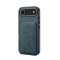 Denior D08 PU Single Card Slot Holder Phone Case, For iPhone 18 Pro / 17 Pro, For iPhone 18 Pro Max / 17 Pro Max, For iPhone 17e / 16e, For iPhone 17, For iPhone Air, For iPhone 16 Pro Max, For iPhone 16 Pro, For iPhone 16 Plus