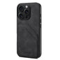 Denior D09 PU Dual Card Slot Back Cover Phone Case, For iPhone 18 Pro / 17 Pro, For iPhone 18 Pro Max / 17 Pro Max, For iPhone 17e / 16e, For iPhone 17, For iPhone Air, For iPhone 16 Pro Max, For iPhone 16 Pro, For iPhone 16 Plus