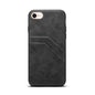 Denior D09 PU Dual Card Slot Back Cover Phone Case, For iPhone 18 Pro / 17 Pro, For iPhone 18 Pro Max / 17 Pro Max, For iPhone 17e / 16e, For iPhone 17, For iPhone Air, For iPhone 16 Pro Max, For iPhone 16 Pro, For iPhone 16 Plus