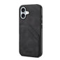 Denior D09 PU Dual Card Slot Back Cover Phone Case, For iPhone 18 Pro / 17 Pro, For iPhone 18 Pro Max / 17 Pro Max, For iPhone 17e / 16e, For iPhone 17, For iPhone Air, For iPhone 16 Pro Max, For iPhone 16 Pro, For iPhone 16 Plus