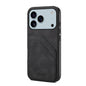 Denior D09 PU Dual Card Slot Back Cover Phone Case, For iPhone 18 Pro / 17 Pro, For iPhone 18 Pro Max / 17 Pro Max, For iPhone 17e / 16e, For iPhone 17, For iPhone Air, For iPhone 16 Pro Max, For iPhone 16 Pro, For iPhone 16 Plus