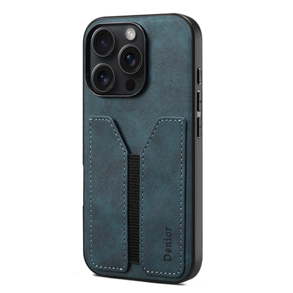 Denior D07 DV Elastic Card Slot PU Back Cover Phone Case, For iPhone 18 Pro / 17 Pro, For iPhone 18 Pro Max / 17 Pro Max, For iPhone 17e / 16e, For iPhone 17, For iPhone Air, For iPhone 16 Pro Max, For iPhone 16 Pro, For iPhone 16 Plus