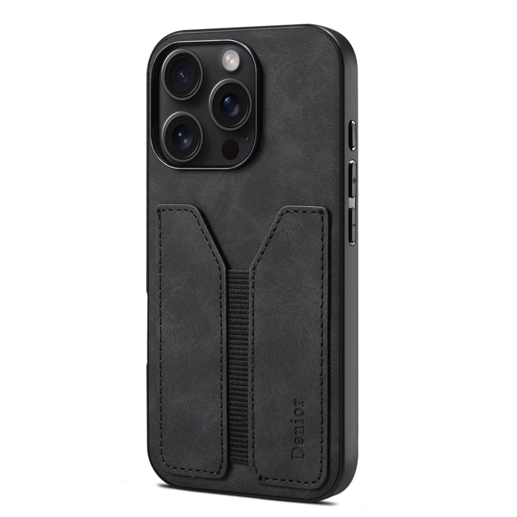 Denior D07 DV Elastic Card Slot PU Back Cover Phone Case, For iPhone 17e / 16e, For iPhone 17 Pro Max, For iPhone 17 Pro, For iPhone 17, For iPhone Air, For iPhone 16 Pro Max, For iPhone 16 Pro, For iPhone 16 Plus