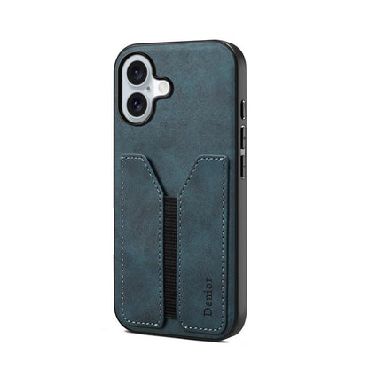 Denior D07 DV Elastic Card Slot PU Back Cover Phone Case, For iPhone 17e / 16e, For iPhone 17 Pro Max, For iPhone 17 Pro, For iPhone 17, For iPhone Air, For iPhone 16 Pro Max, For iPhone 16 Pro, For iPhone 16 Plus